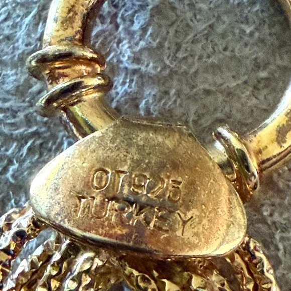 Technibond 925 Sterling Silver Diamond Cut Chain Link Bracelet - Picture 3 of 6